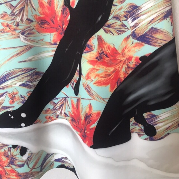 NWOT CLOVER CANYON | Fit & Flare Neoprene Dress - Picture 6 of 7